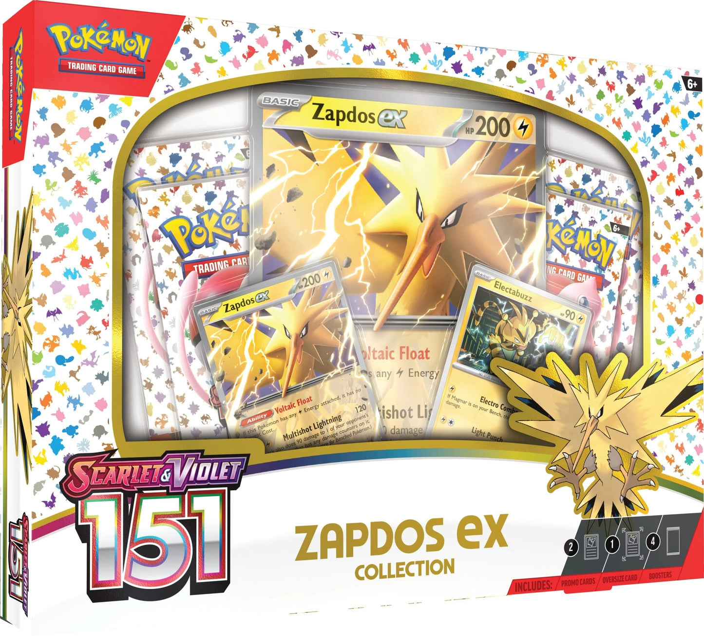 POKÉMON TCG: SCARLET & VIOLET - 151 - ZAPDOS EX