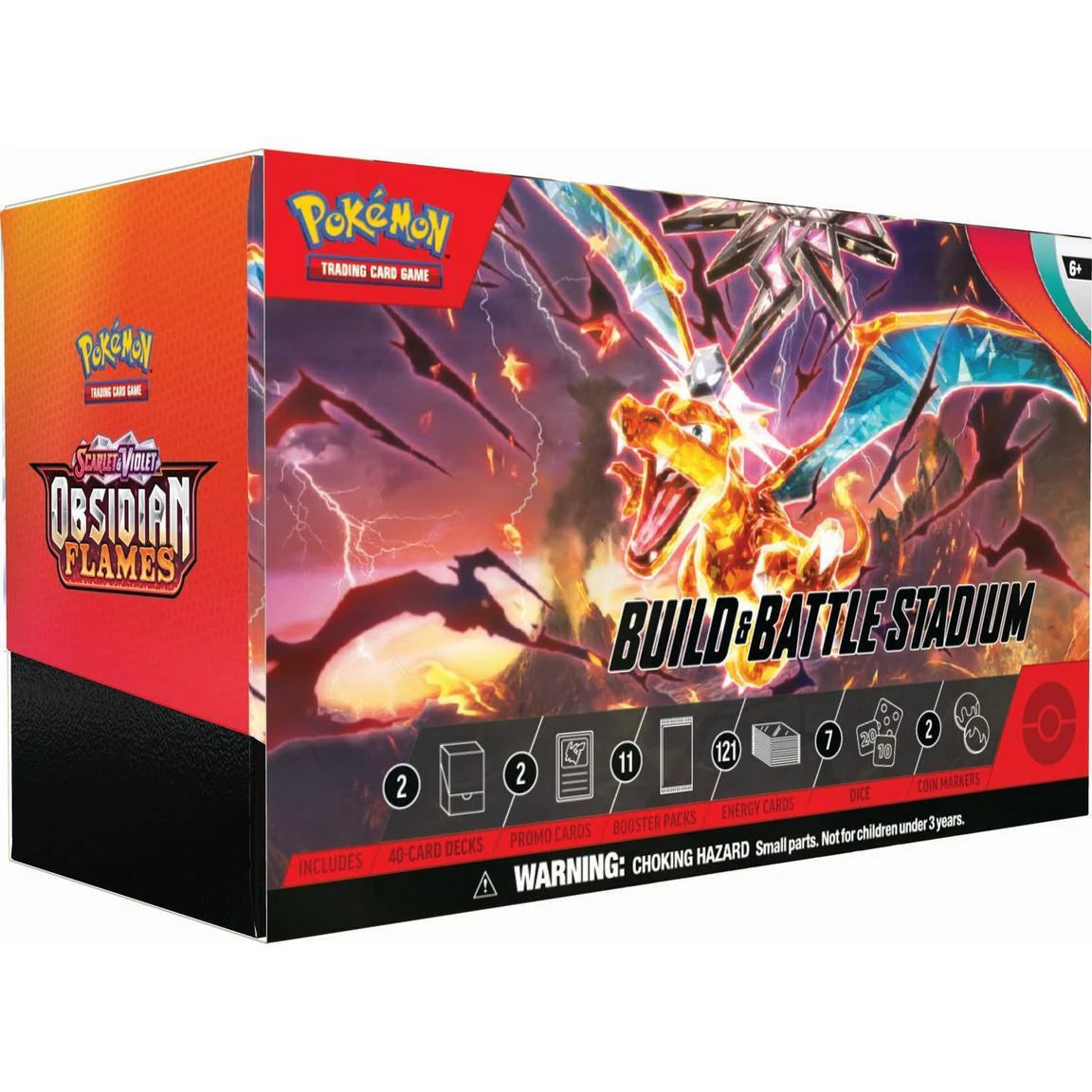 POKÉMON TCG: SCARLET & VIOLET: OBSIDIAN FLAMES - BUILD & BATTLE STADIUM