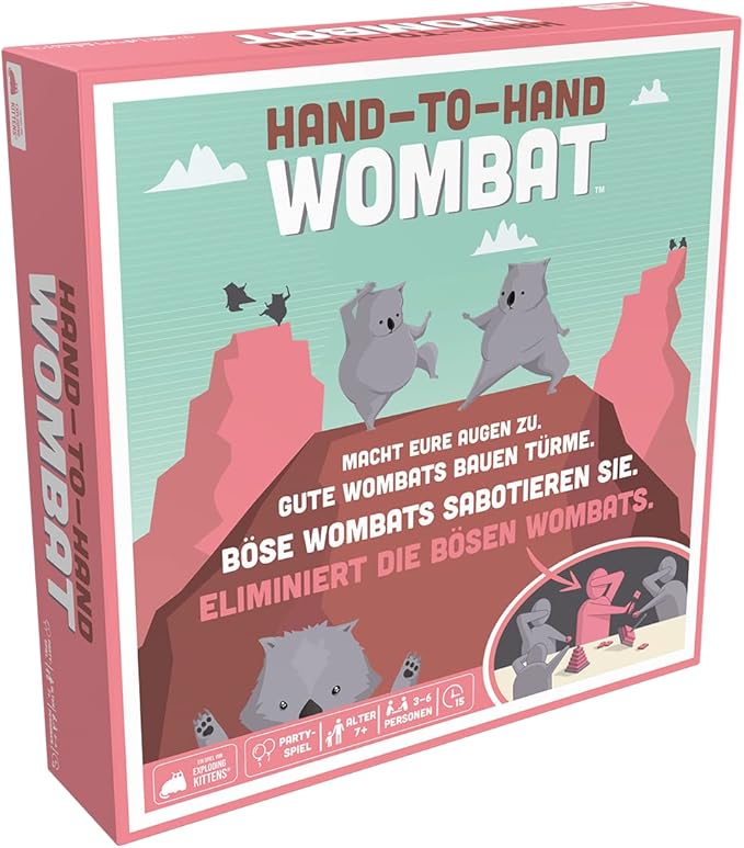 Exploding Kittens, Hand-to-Hand Wombat, Party Game