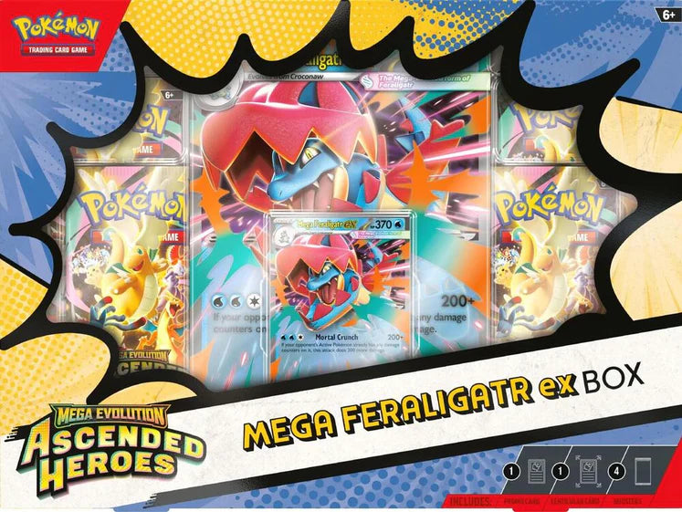 Ascended Heroes - Mega Feraligatr ex Box