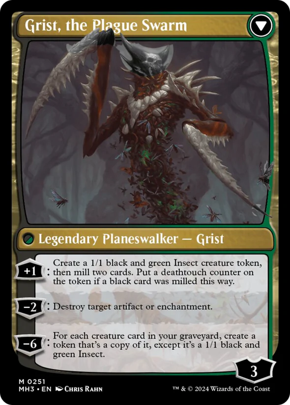 Grist, Voracious Larva//Grist, the Plague Swarm