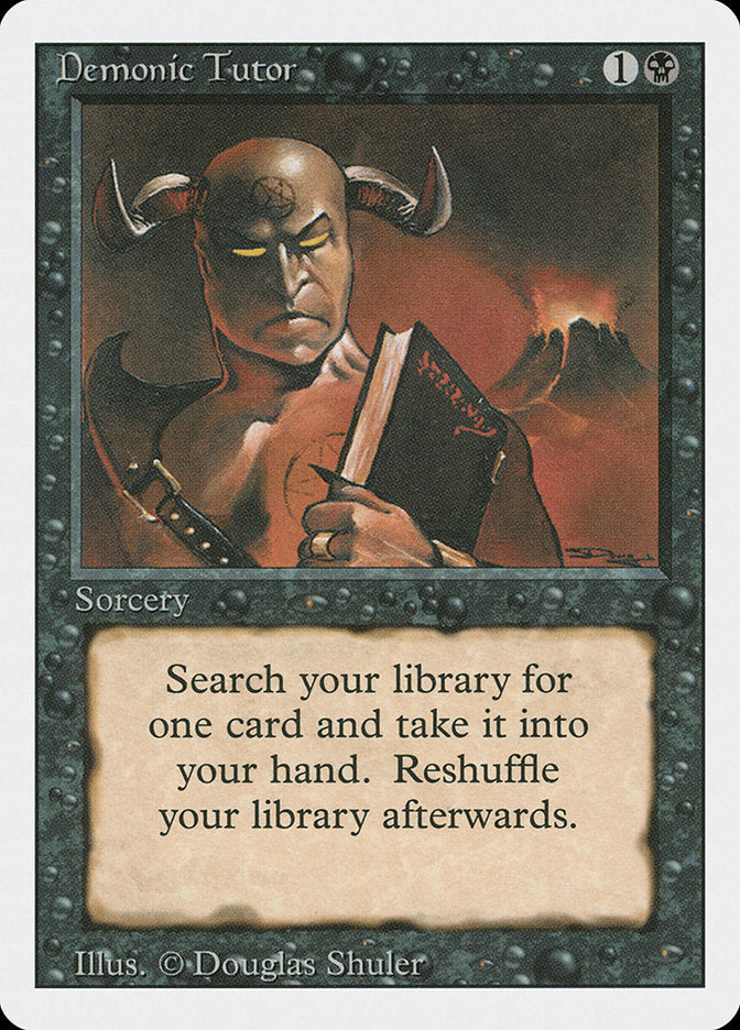 DEMONIC TUTOR - Unlimited