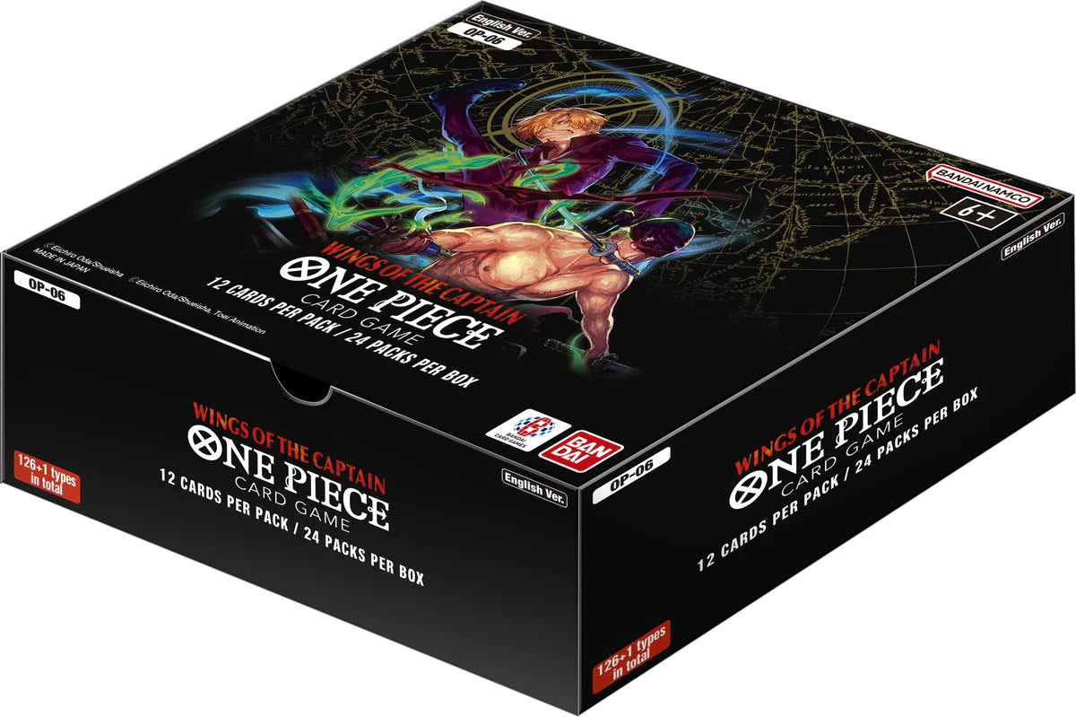 op 06 japanese booster box ONE PIECE CARD GAME OP-06 WINGS OF THE CAPTAIN BOOSTER BOX – The Upper Hand