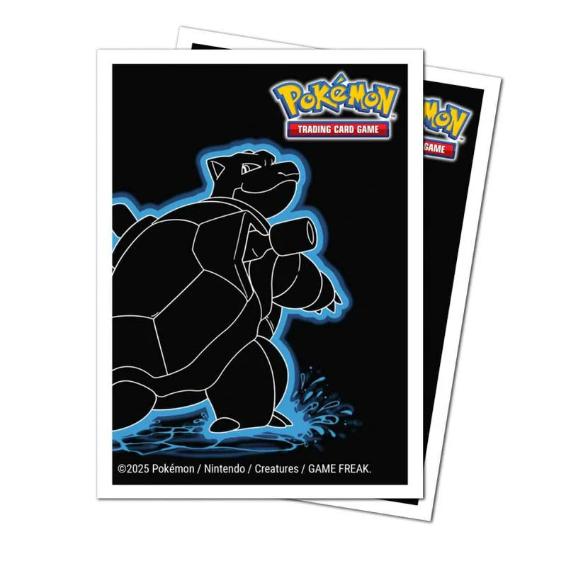 Pokemon Apex Deck Protector Neon Kanto Blastoise Card Sleeves (105 Count)