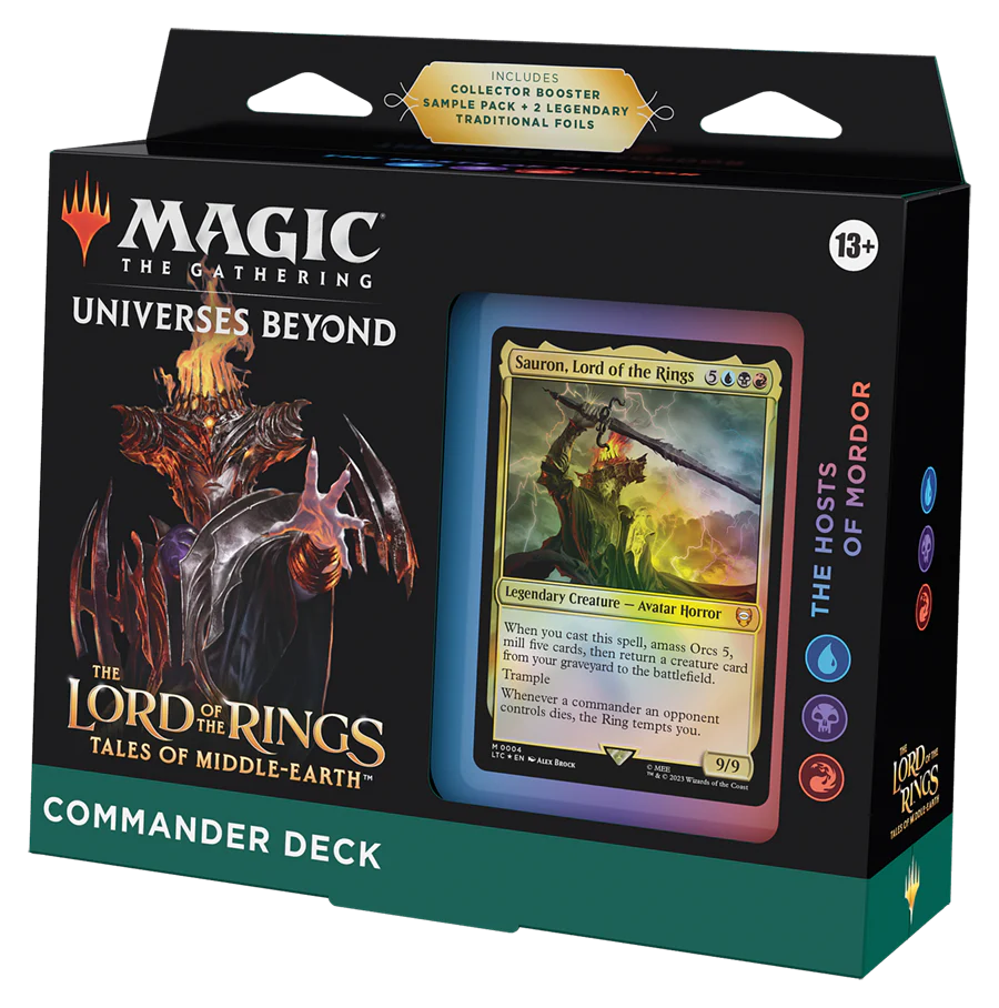 MTG - THE LORD OF THE RINGS: TALES OF MIDDLE-EARTH - COMMANDER DECK - THE HOSTS OF MORDOR