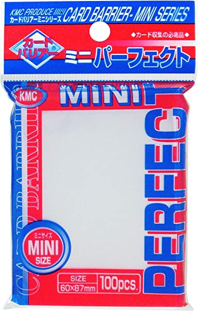 KMC Sleeves: Perfect Fit - Small Size - Mini Perfect Fits Clear 100ct