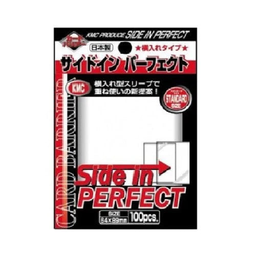 KMC Sleeves: Perfect Fit - Standard Size - Side Loading Clear 100ct