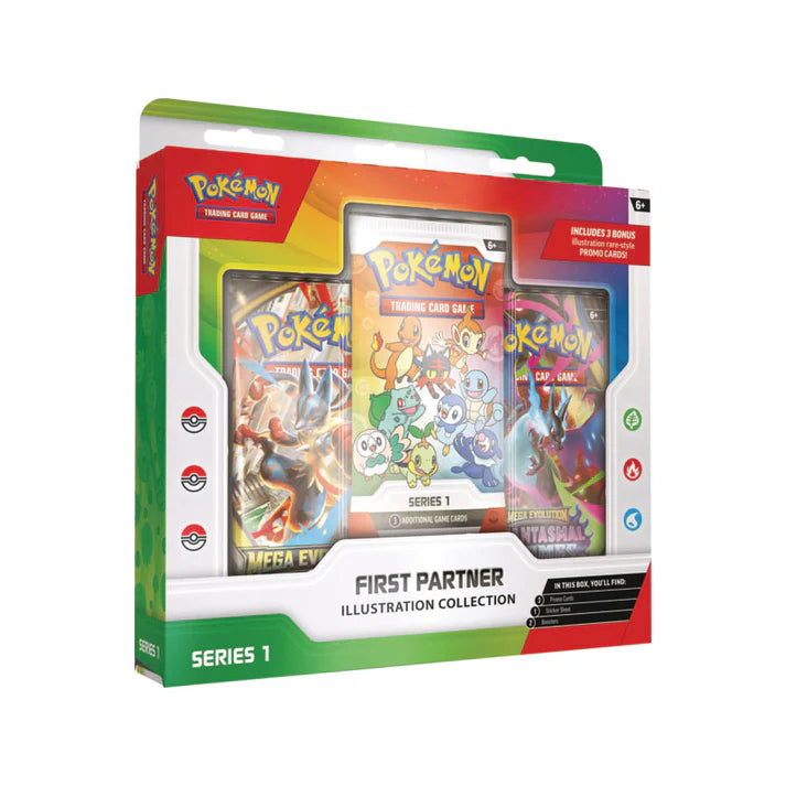 POKEMON FIRST PARTNER ILLUSTRATION COLL SERIES 1