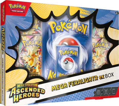 Mega Evolution: Ascended Heroes Mega Feraligatr ex Box