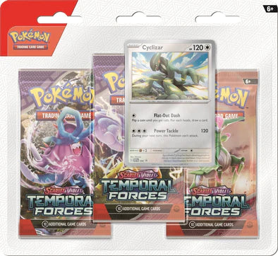 POKÉMON TCG: SCARLET & VIOLET - TEMPORAL FORCES - 3 PACK BLISTER