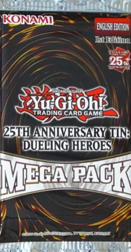 Yu-Gi-Oh! TCG: 25TH Anniversary Tin: Dueling Heroes MEGA PACK