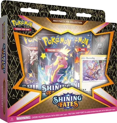 Pokémon TCG: Shining Fates Mad Party Pin Collection