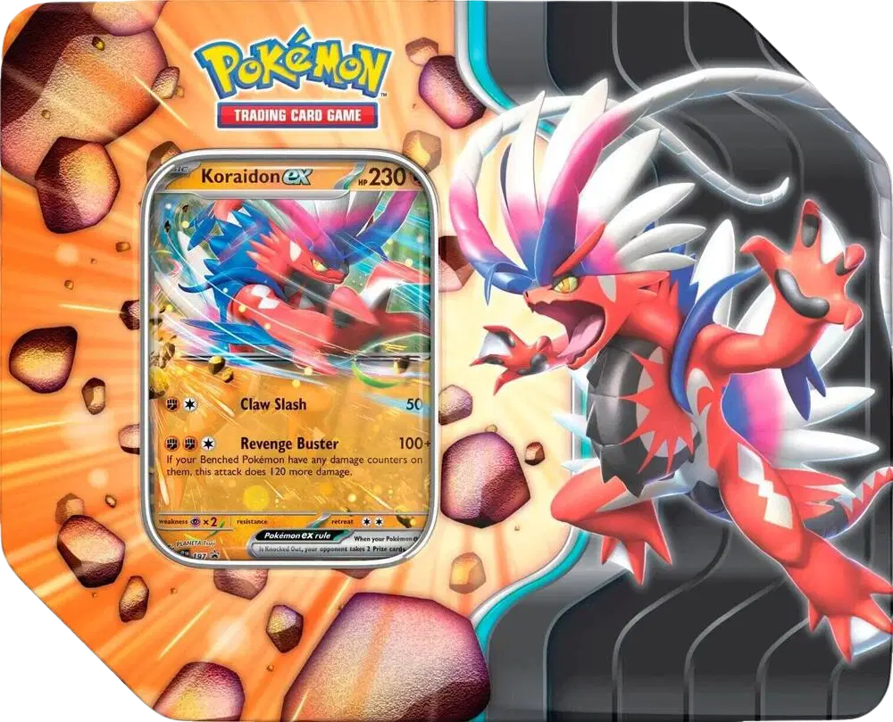 Pokémon - Trading Card Game: Slashing Legends Tin Koraidon ex