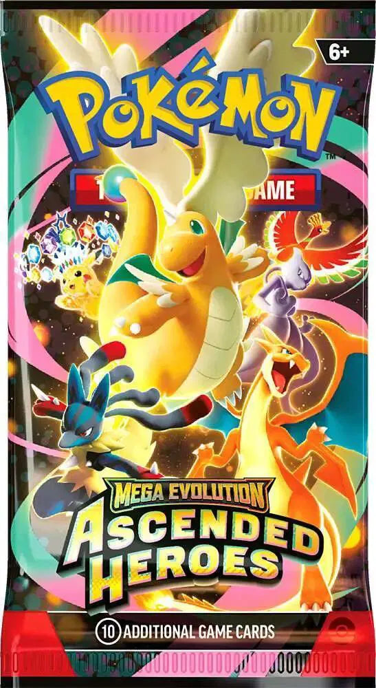 POKÉMON TCG: Mega Evolution: Ascended Heroes - Booster Pack
