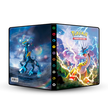 Ultra Pro: Raging Bolt and Iron Crown 4-Pocket Portfolio for Pokémon