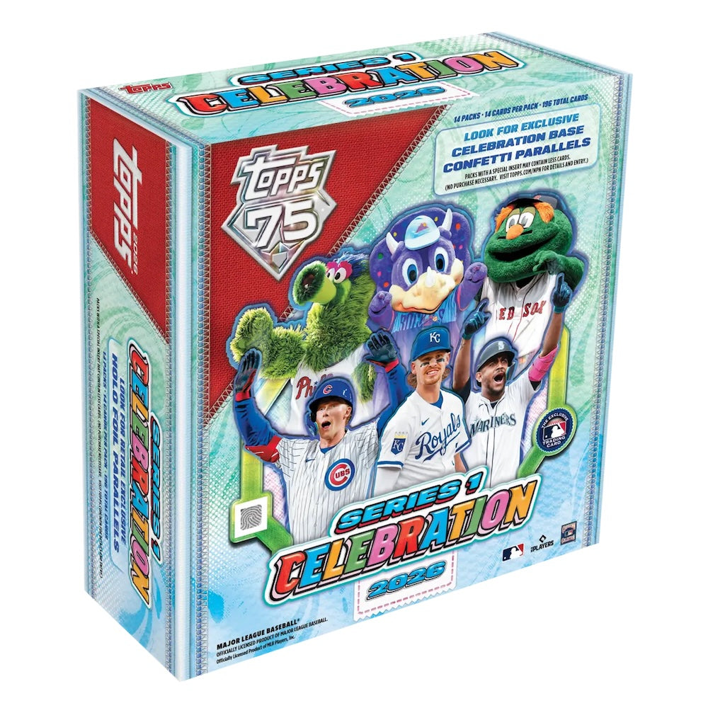 2026 Topps MLB Series 1 Baseball Trading Card Celebration Box