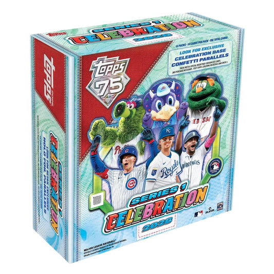 2026 Topps MLB Series 1 Baseball Trading Card Celebration Box
