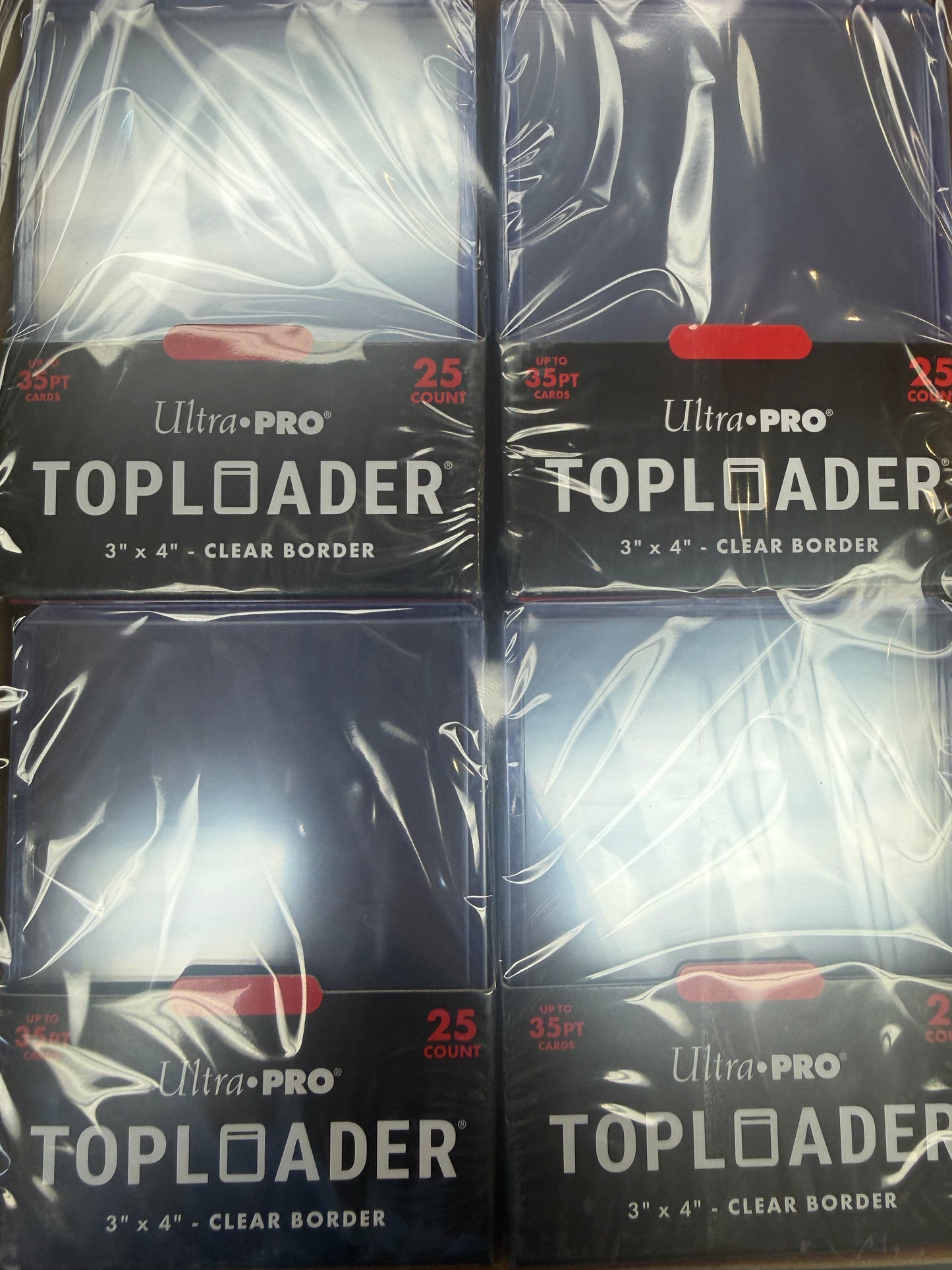 Ultra Pro - Premium Toploader Card Holders - Clear - Standard Size - 100 Count
