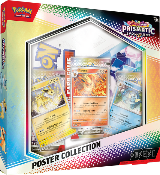 Pokemon TCG: Prismatic Evolutions - Poster Collection