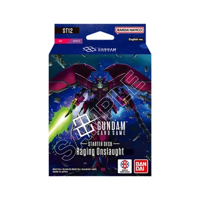 GUNDAM CARD GAME: ST-12 Starter Deck - Raging Onslaught Starter Deck