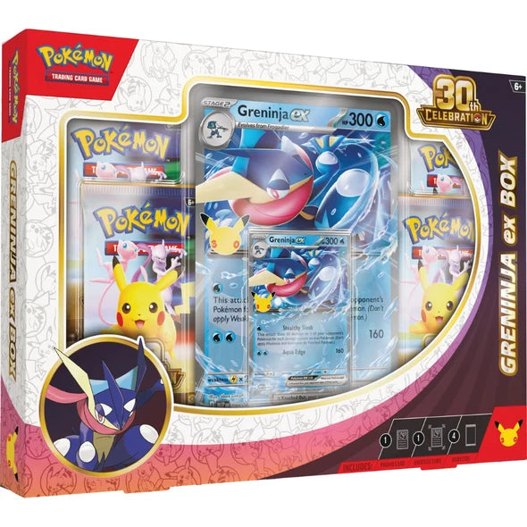 30th Anniversary Greninja EX box (LIMIT 1 PER PERSON) (PRE-ORDER)