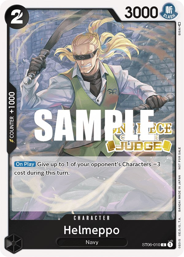 Helmeppo (Judge) [One Piece Promotion Cards] – The Upper Hand