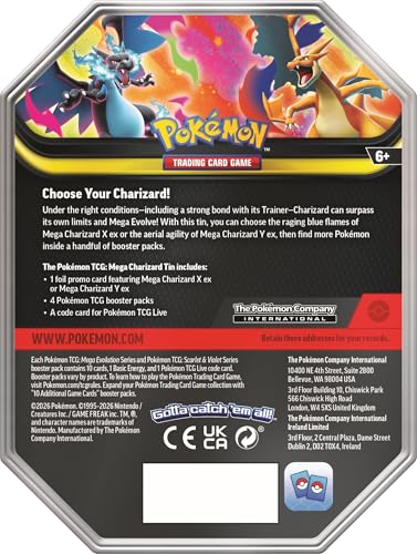 Pokémon TCG: Mega Charizard Tin