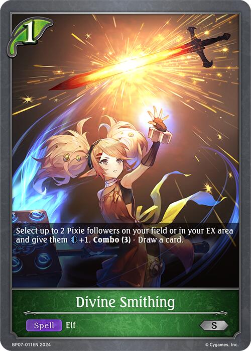 Divine Smithing (BP07-011EN) [Verdant Steel]