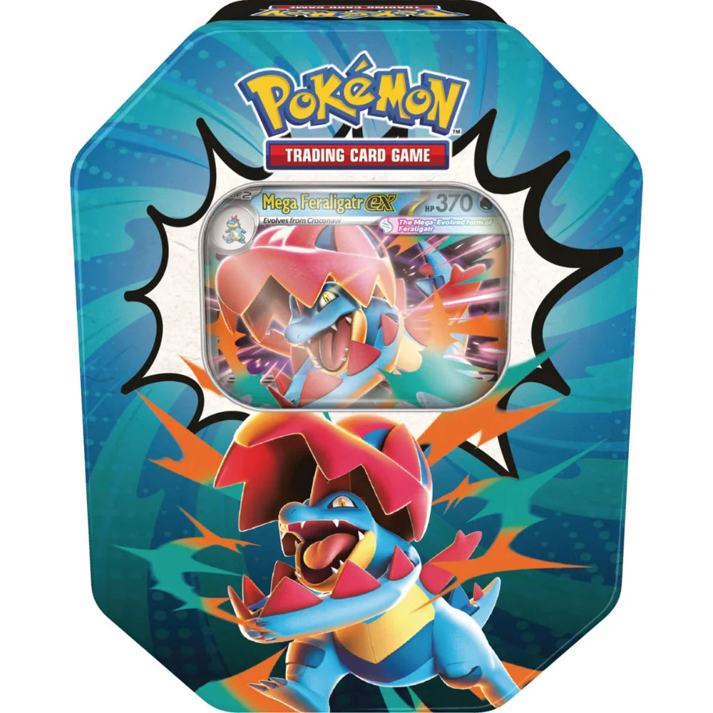 Pokémon TCG: Ascended Heroes Tin - Mega Feraligatr ex