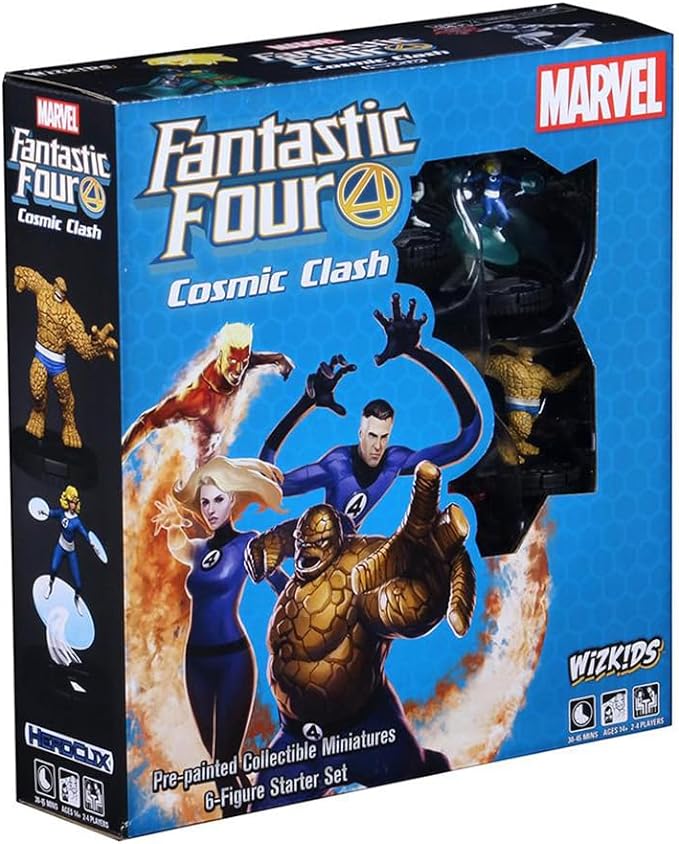 WizKids Marvel HeroClix: Fantastic Four Cosmic Clash Starter Set (6-Figure Starter Set)