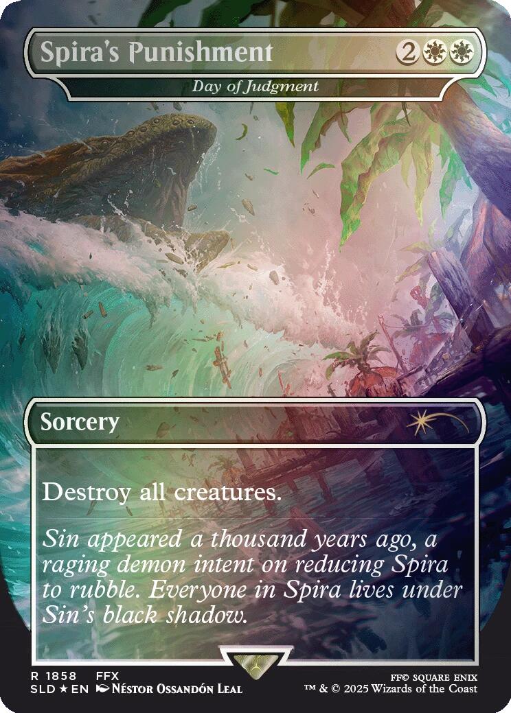 Spira's Punishment - Day of Judgment (Rainbow Foil) [Secret Lair Drop Series]