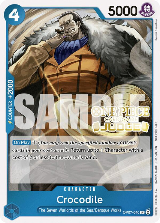 Crocodile (Judge Pack Vol. 6) [One Piece Promotion Cards]
