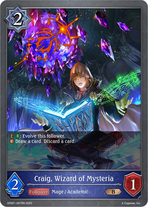 Craig, Wizard of Mysteria (GFD01-067EN) [Luxheart Legends]