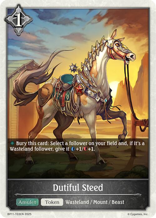 Dutiful Steed (BP11-T03EN) [Bullet of Fate]