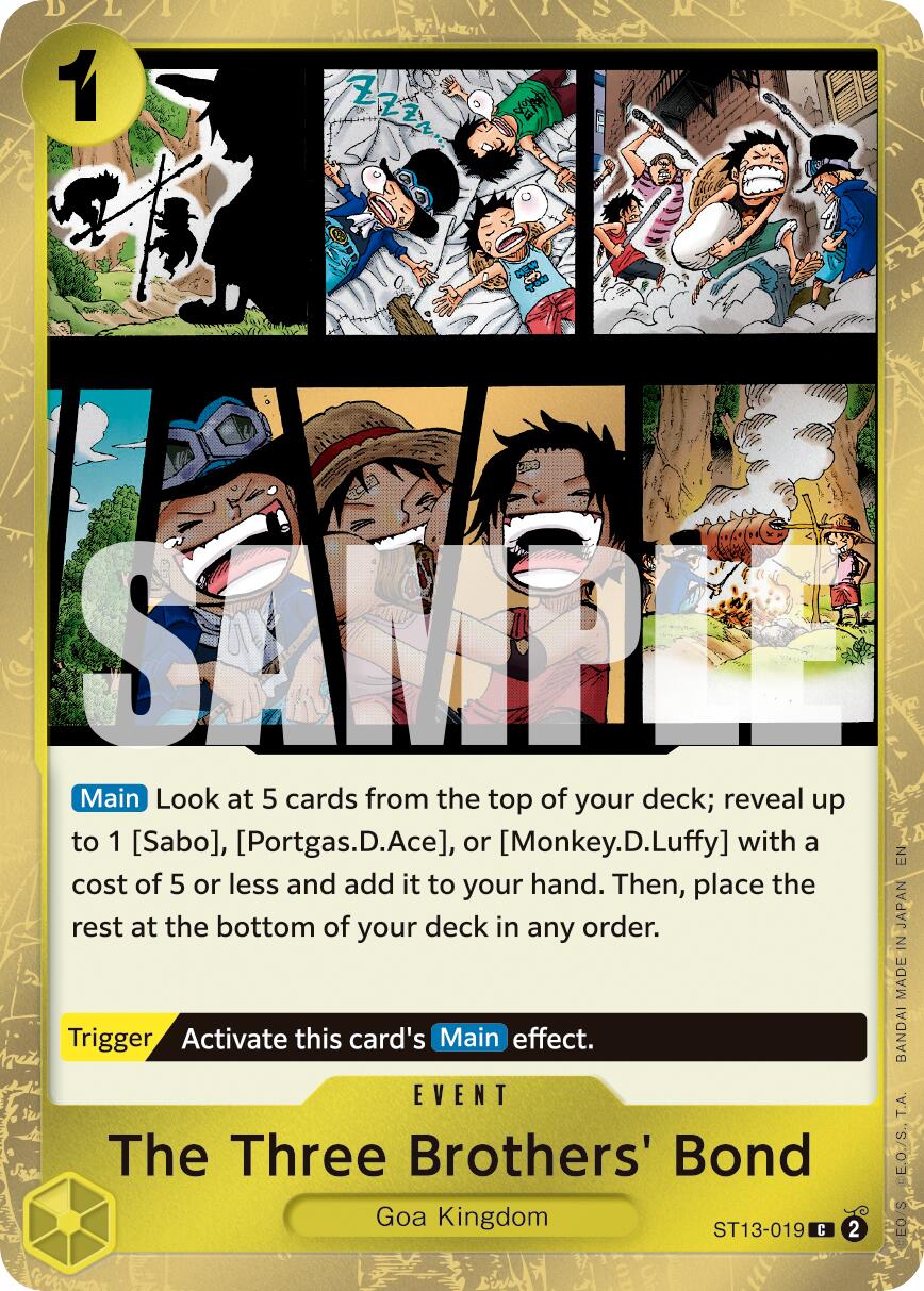 The Three Brothers' Bond (Pirate Foil) [Premium Booster -The Best- Vol. 2]
