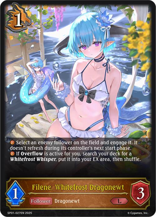Filene, Whitefrost Dragonewt (SP01-027EN) [Seaside Memories]
