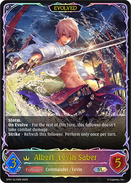 Albert, Levin Saber (Evolved) (SL) (SP01-SL15EN) [Seaside Memories]