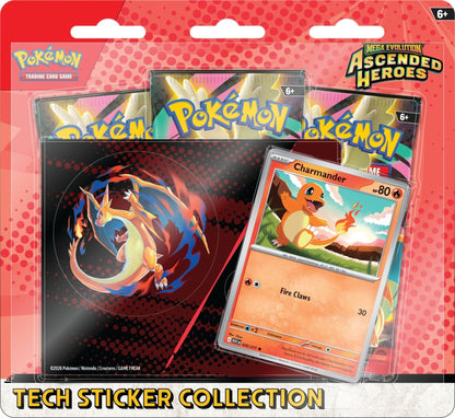POKÉMON TCG: Mega Evolution: Ascended Heroes - Tech Sticker Collection (Charmander)