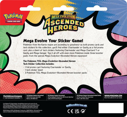 POKÉMON TCG: Mega Evolution: Ascended Heroes - Tech Sticker Collection (Charmander)