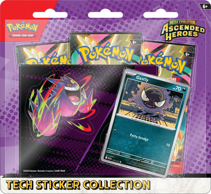 POKÉMON TCG: Mega Evolution: Ascended Heroes - Tech Sticker Collection (Gastly)
