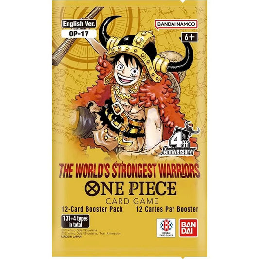 ONE PIECE: THE WORLD'S STRONGEST WARRIORS BOOSTER PACK