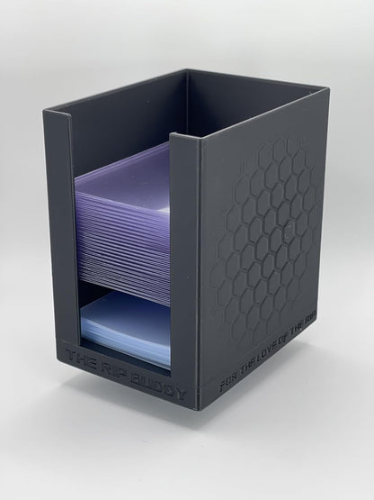 The Rip Buddy: The original dual compartment Top Loader & Penny Sleeve station