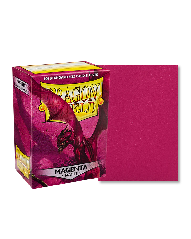 DRAGON SHIELD - 100CT STANDARD SIZE - ASSORTED COLOURS