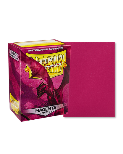 DRAGON SHIELD - 100CT STANDARD SIZE - ASSORTED COLOURS