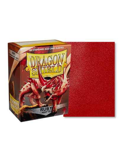 DRAGON SHIELD - 100CT STANDARD SIZE - ASSORTED COLOURS