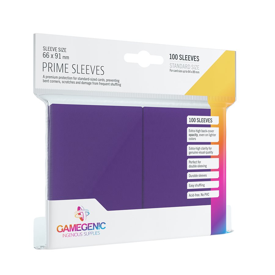 Sleeves: Gamegenic: Prime Sleeves: Purple (100) (ML)