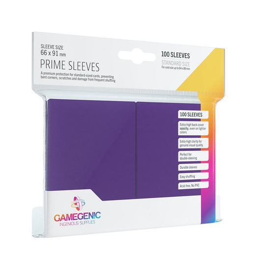 Sleeves: Gamegenic: Prime Sleeves: Purple (100) (ML)