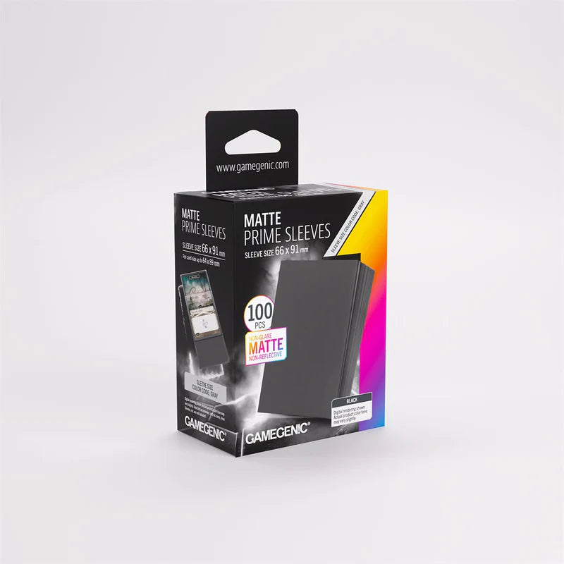 Gamegenic - Matte Prime Sleeves: Black (100ct)