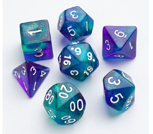 Dice: 7 pc: Galaxy Series: Neptune (ML)