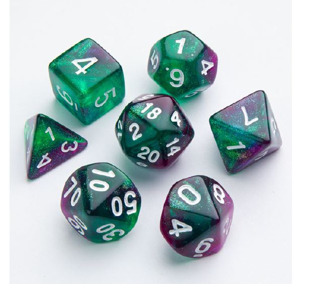 Dice: 7 pc: Galaxy Series: Aurora (ML)